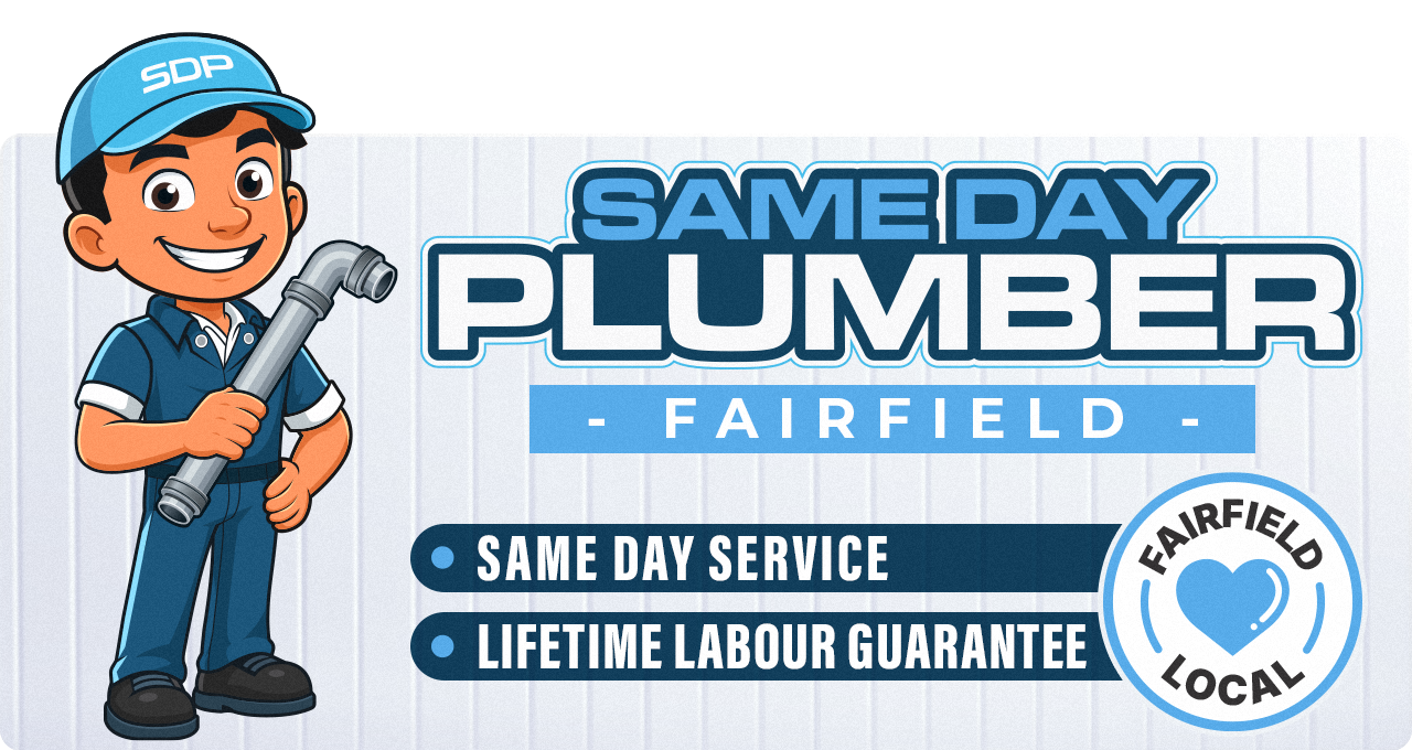 Same Day Plumber Web Graphic Fairfield